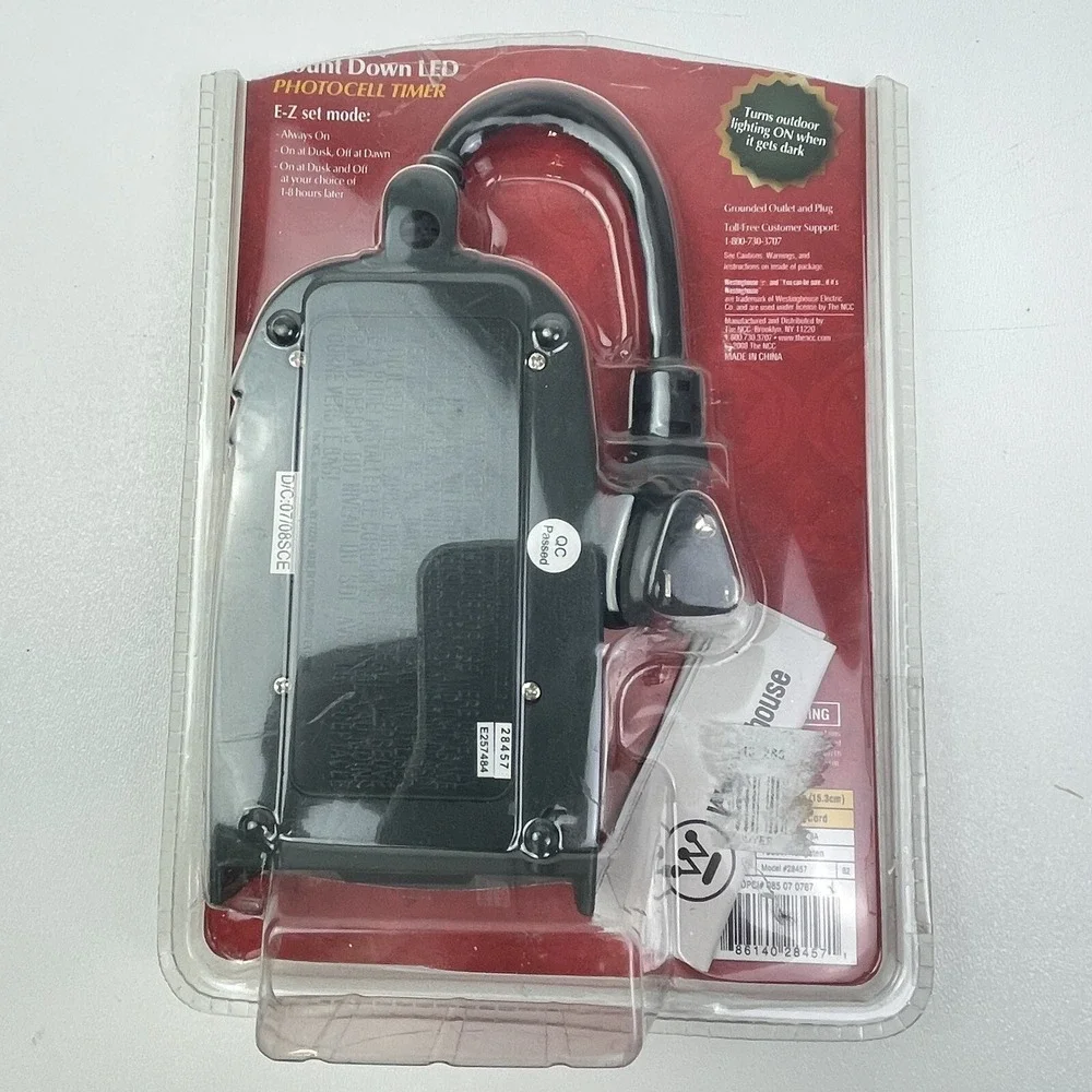 Westinghouse Holiday Countdown Photocell Timer Outdoor Automatic Lighting